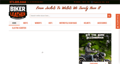 Desktop Screenshot of bikerleather.com